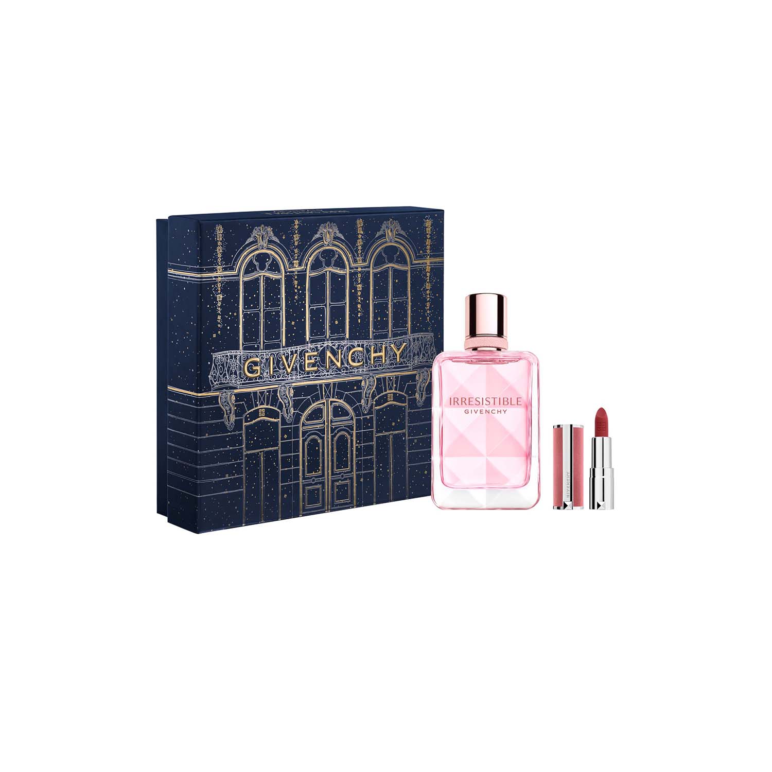 SET HOLIDAY EDITION DE FRAGANCIA FEMENINA IRRESISTIBLE VERY FLORAL EAU DE PARFUM + MINI LABIAL LE ROUGE SHEER VELVET